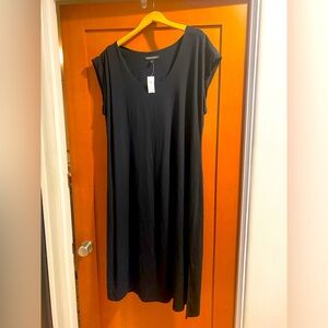 Blackcotton dress from banana republic